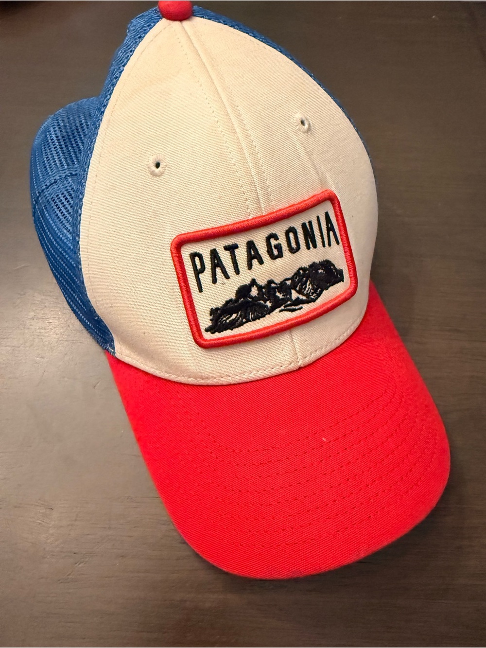 Patagonia Vintage Trucker Hat - Red, Cream & Blue